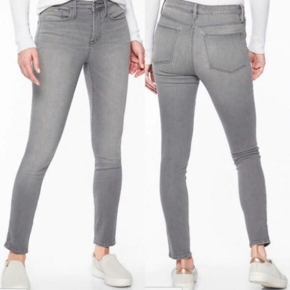 Athleta Women’s Skinny Jeans Sculptek Gray Stretch Size 8 Pettie